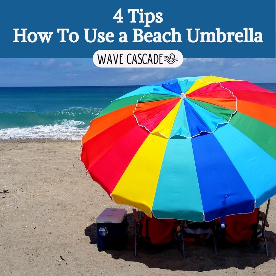 how to use a beach umbrella